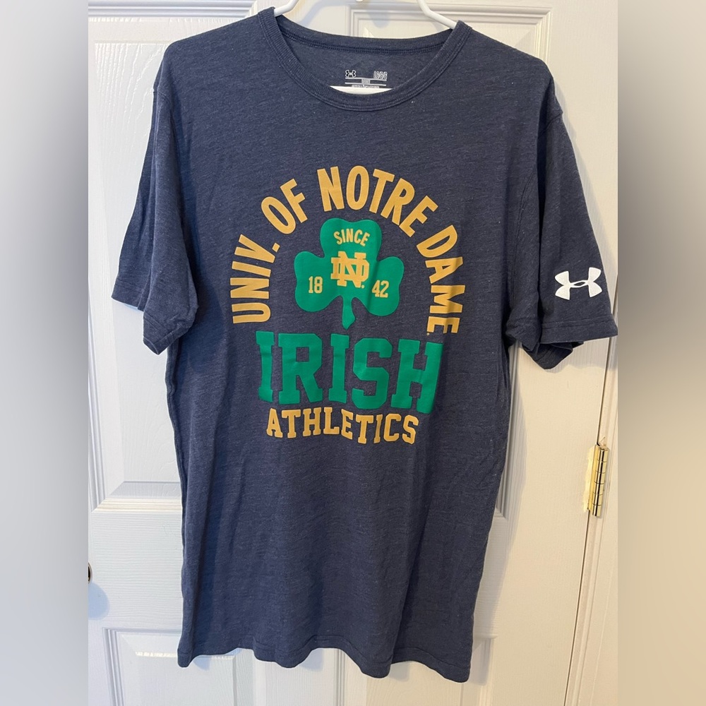 ☘️☘️ND Irish Shamrock Under Armour T-Shirt☘️☘️☘️